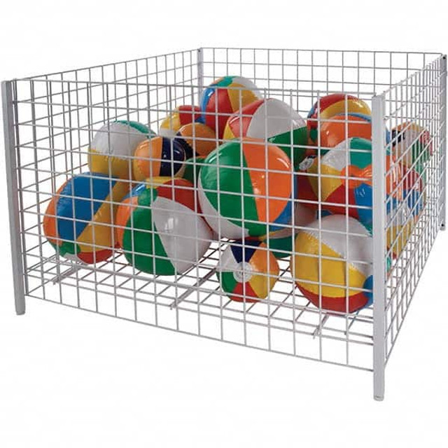 ECONOCO GTC48/W Bulk Storage Container: Steel, Basket-Style Bulk Container