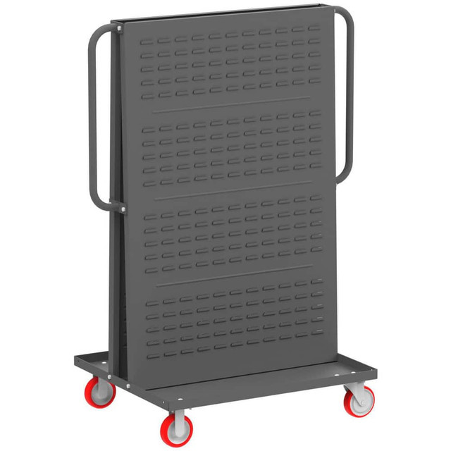 Valley Craft F89548 Mobile Work Stands; Stand Type: Mobile A-Frame Lean Tool Cart ; Stand Style: A-Frame ; Brake Type: Wheel Brake ; Leg Style: Fixed ; Load Capacity: 1000 ; Color: Gray