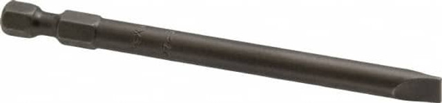 Apex 327-3X Power Screwdriver Bit: 1/4" Blade Width, 1/4" Hex Drive