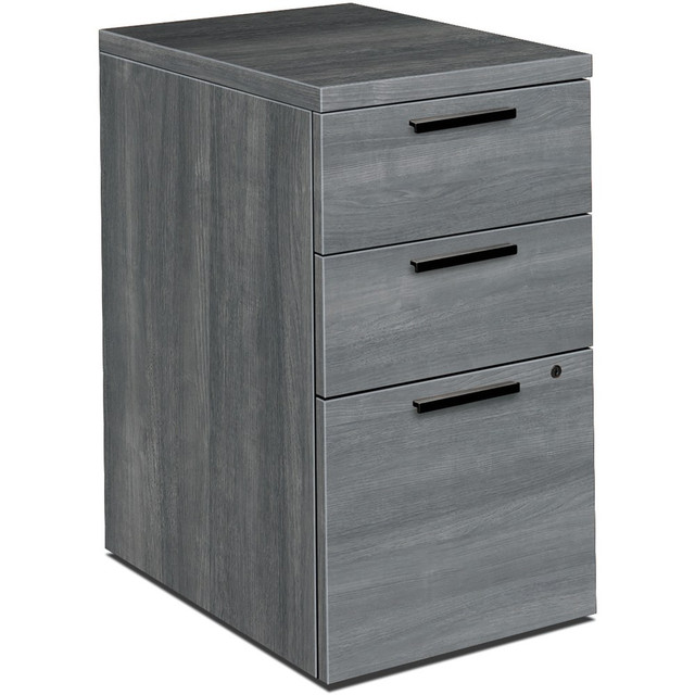 HNI CORPORATION HON HON105102LS1  10500 28inD Vertical 3-Drawer Mobile File Pedestal File Cabinet, Gray