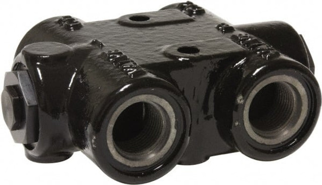 Parker LO-10-D Hydraulic Control Pilot Operated Check Valve: 5/8" Inlet, 7/8-14 Thread, 25 GPM, 3,000 Max psi