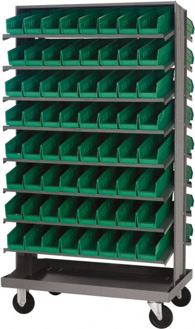 Quantum Storage QPRD-101GN 128 Bin Sloping Shelf