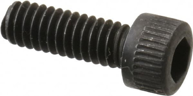 Unbrako 118904 Socket Cap Screw: #8-32, 1/2" Length Under Head, Socket Cap Head, Hex Socket Drive, Alloy Steel, Black Oxide Finish