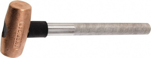 American Hammer AM3CUPG Non-Marring Hammer: 3 lb, 1-3/4" Face Dia, Copper Head