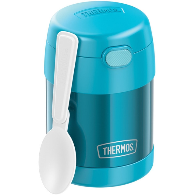 KING-SEELEY THERMOS/THERMOS Thermos F3100TL6  FUNtainer Stainless Steel Food Jar 10Oz - Food Storage - Dishwasher Safe - Teal, Green - Stainless Steel Body