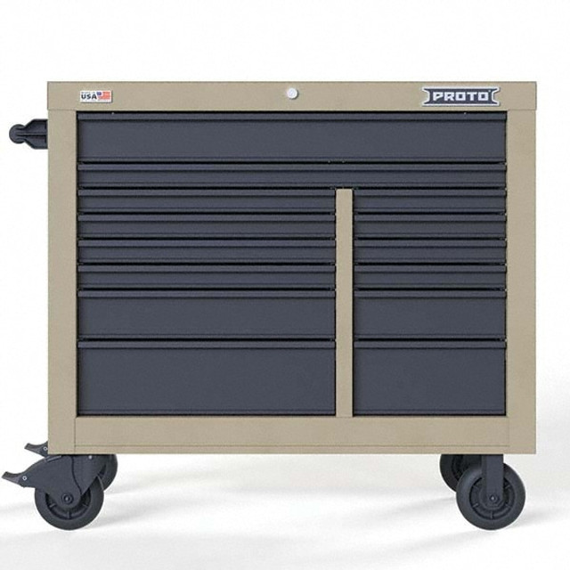 Proto JSTV4239RD14DT Steel Tool Roller Cabinet: 14 Drawers