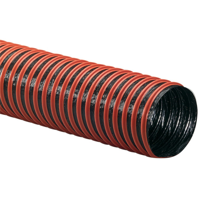 Flexaust 2480600025 Duct Hose: Polyvinylchloride & Polyester, 6" ID, 8 Hg Vac Rating, 7 psi