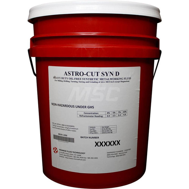 Monroe Fluid Technology 0019-1-050 Cutting & Grinding Fluid: 5 gal Bucket