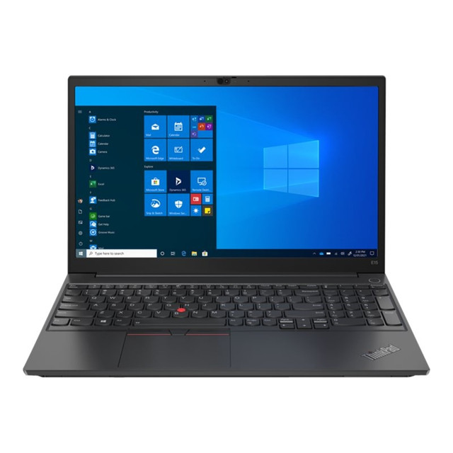 LENOVO, INC. Lenovo 20YG003DUS  ThinkPad E15 G3 Laptop, 15.6in Screen, AMD Ryzen 7, 8GB Memory, 256GB Solid State Drive, Windows 10 Pro