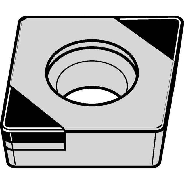 Widia 3883508 Turning Insert: CCGW3252S0415MT, Cubic Boron Nitride (CBN)