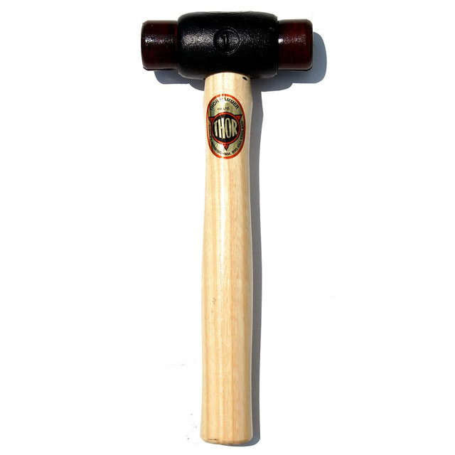Osca TH01008 Non-Marring Hammer: 0.75 lb, 1" Face Dia, Malleable Iron Head