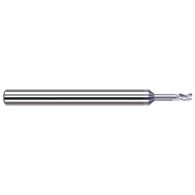 Harvey Tool 930932-C8 Square End Mill: 1/2" Dia, 3/4" LOC, 3 Flutes, Solid Carbide