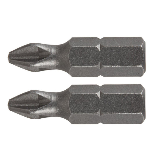 Irwin IWAF21PH2-2 Power & Impact Screwdriver Bits & Holders; Bit Type: Phillips ; Hex Size (Inch): 1/4 ; Drive Size: 1/4 ; Phillips Size: #2 ; Overall Length (Inch): 1 ; Material: Steel