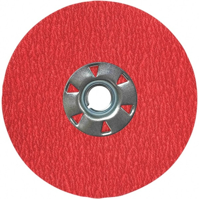 VSM 149199 Fiber Disc: 7" Disc Dia, 7/8" Hole, 80 Grit, Ceramic