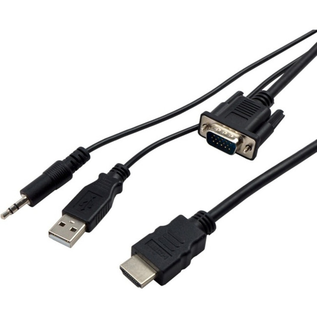 VISIONTEK 900824  VGA to HDMI 1.5M Active Cable (M/M) - Video converter - VGA - HDMI