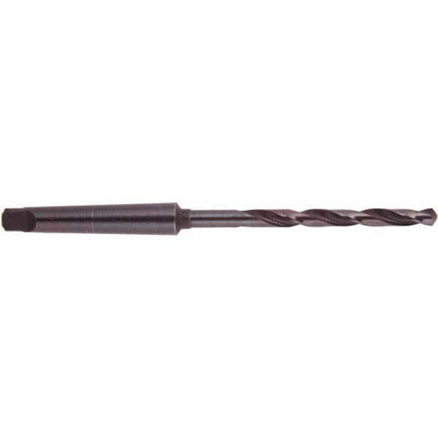 National Twist Drill 010164AW Taper Shank Drill Bit: 2.5625" Dia, 5MT, 118 °, High Speed Steel