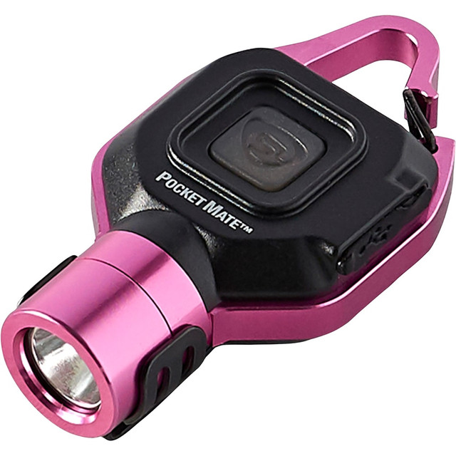 Streamlight 73303 Pocket Mate USB Mini Flashlight with spring-loaded clip, 325 lumens, Pink