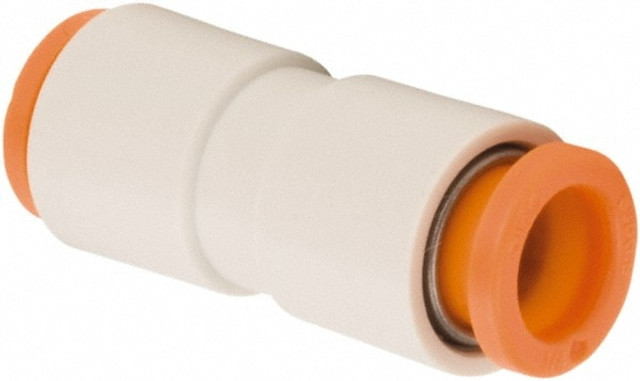 SMC PNEUMATICS KQ2H11-00A Push-to-Connect Tube Fitting: Union, Straight, 3/8" OD