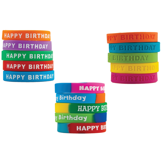 ARTHUR SCHUMAN INC. TCR9804 Teacher Created Resources Happy Birthday Classroom Wristbands, 7-1/4in, Pack Of 30 Wristbands ARTHUR SCHUMAN INC. TCR9804 Teacher Created Resources Happy Birthday Classroom Wristbands, 7-1/4in, Pack Of 30 Wristbands