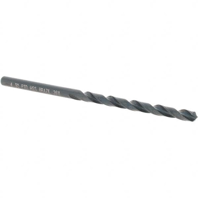 Import 27530 Jobber Drill: #30, 118 deg Point, High Speed Steel