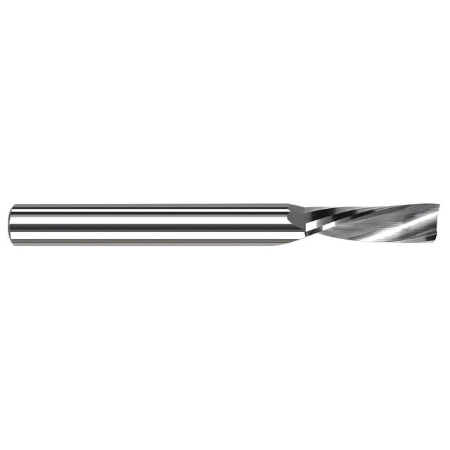 Harvey Tool 929812 Square End Mill: 3/16'' Dia, 0.57'' LOC, 3/16'' Shank Dia, 2'' OAL, 1 Flute, Solid Carbide