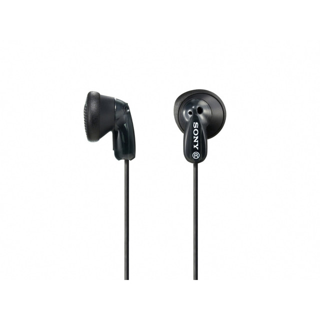 SONY ELECTRONICS INC MDR-E9LP/BLK Sony MDR-E9LP - Headphones - ear-bud - wired - 3.5 mm jack - black