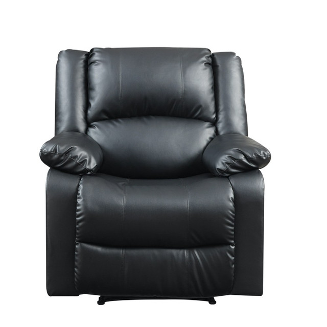 LIFESTYLE SOLUTIONS INC. RR-PRK1CP3001 Lifestyle Solutions Relax A Lounger Price Faux Leather Manual Recliner, Black