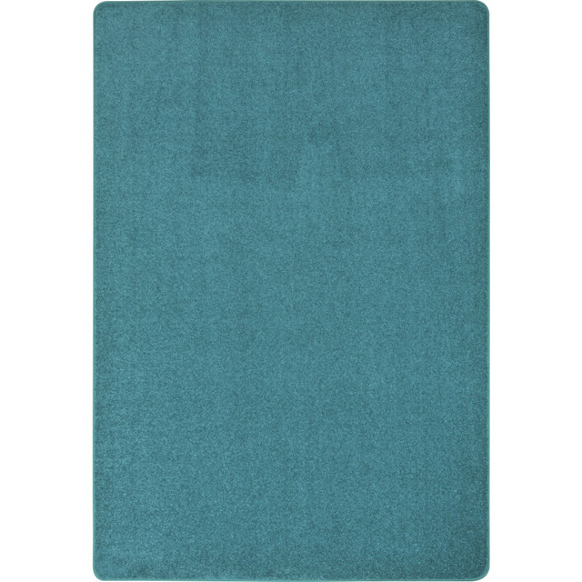 JOY CARPETS & CO. Joy Carpets 80N-05  Kid Essentials Solid Color Rectangle Area Rug, Endurance, 4ft x 6ft, Mint