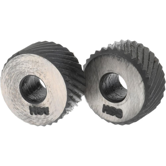 Groz K34/CL+K34/CR 3/8 Inch Face Width, 3/8 Inch Diameter, High Speed Steel Knurl Wheel Set