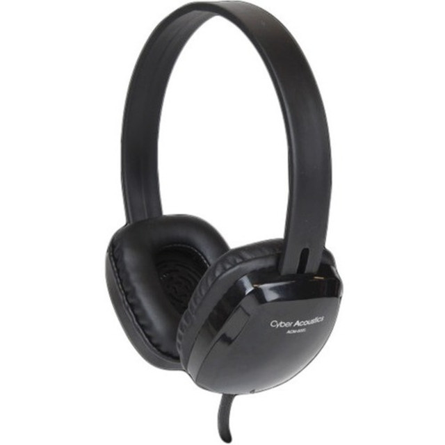 CYBER ACOUSTICS, LLC ACM-6005 Cyber Acoustics ACM-6005 USB Stereo Headphones - Stereo - USB - Wired - Over-the-head - Binaural - Circumaural