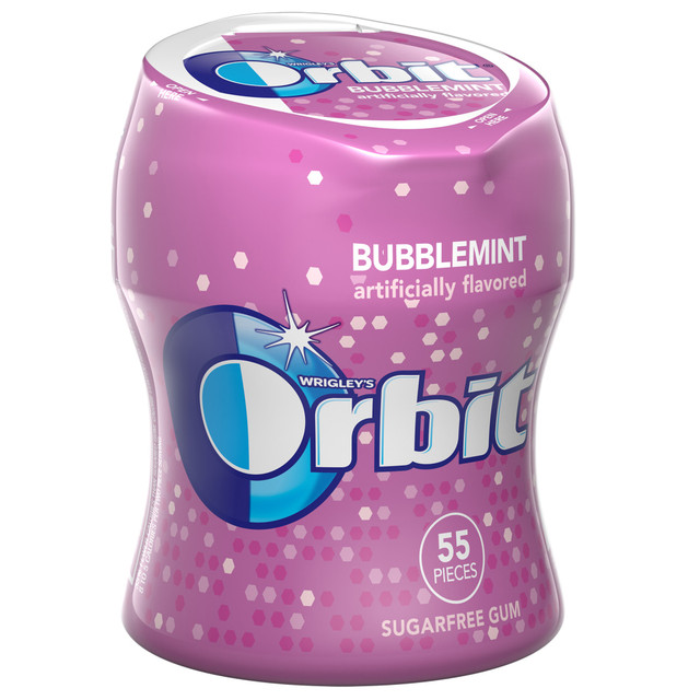 WM. WRIGLEY JR. COMPANY Orbit 114391  Bubblemint Gum Bottles, 2.70 Oz