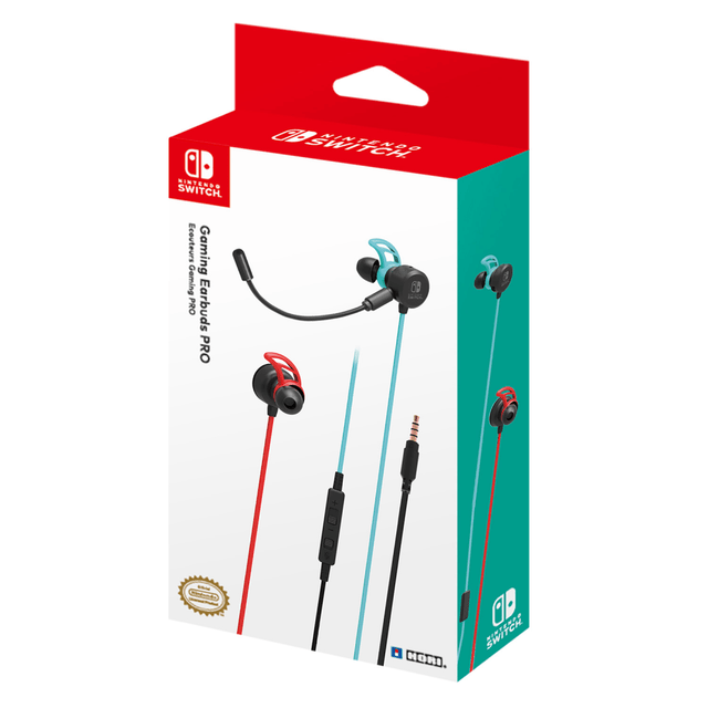 HORI - GAMING 873124007534 Nintendo Switch HORI Gaming Earbuds Pro, Red/Blue, 873124007534 HORI - GAMING 873124007534 Nintendo Switch HORI Gaming Earbuds Pro, Red/Blue, 873124007534