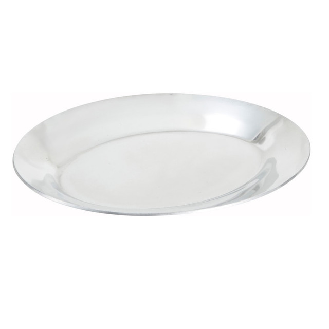 WINCO APL-10 10in Sizzling Platter, Silver WINCO APL-10 10in Sizzling Platter, Silver