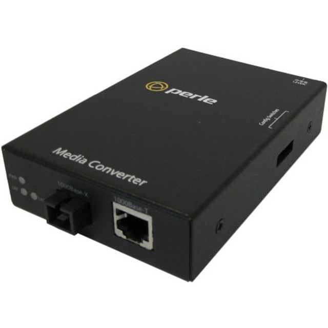 PERLE SYSTEMS 05050684 Perle S-1110-S1SC10D Media Converter - 1 x Network (RJ-45) - 1 x SC Ports - 10/100/1000Base-T, 1000Base-BX - 6.21 Mile - Rail-mountable, Rack-mountable PERLE SYSTEMS 05050684 Perle S-1110-S1SC10D Media Converter - 1 x Network (RJ-45) - 1 x SC Ports - 10/100/1000Base-T, 1000Base-BX - 6.21 Mile - Rail-mountable, Rack-mountable