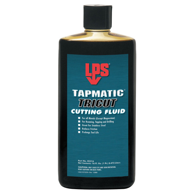LPS LABORATORIES, INC. 05316 Tapmatic TriCut Cutting Fluids, 16 oz, Bottle LPS LABORATORIES, INC. 05316 Tapmatic TriCut Cutting Fluids, 16 oz, Bottle