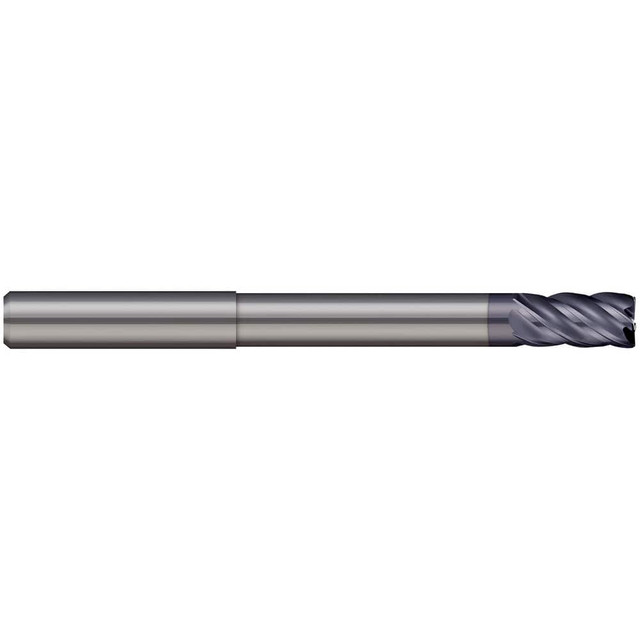 Micro 100 VLR-312-5-020 Corner Radius End Mill: 5/16" Dia, 5/8" LOC, 0.5 mm Radius, 5 Flutes, Solid Carbide