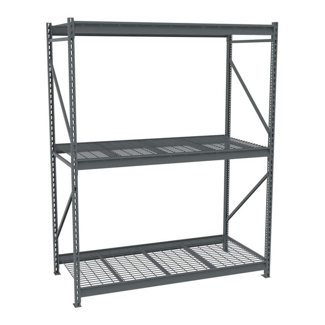 Tennsco BU-723696WS-MGY Bulk Storage Rack: 2,750 lb per Shelf, 3 Shelves