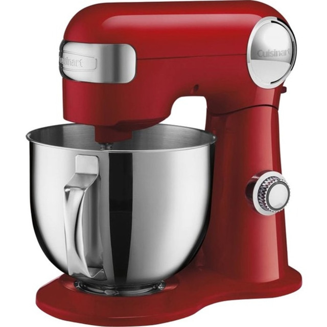 CONAIR CORPORATION SM-50R Cuisinart Precision Master Stand Mixer, 14-3/16in x 7-7/8in x 14-3/4in, Ruby Red CONAIR CORPORATION SM-50R Cuisinart Precision Master Stand Mixer, 14-3/16in x 7-7/8in x 14-3/4in, Ruby Red