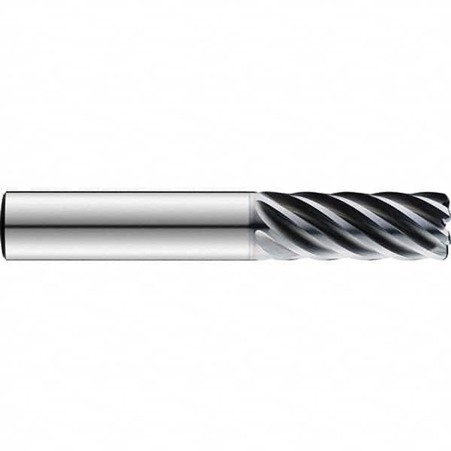 SGS 74456 Square End Mill: 12mm Dia, 48mm LOC, 12mm Shank Dia, 100mm OAL, 7 Flutes, Solid Carbide