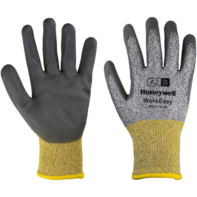 Honeywell WE22-7313G-9/L Cut & Puncture Resistant Gloves; Glove Type: Cut-Resistant ; Coating Coverage: Palm & Fingertips ; Coating Material: Micro-Foam Nitrile ; Primary Material: HPPE ; Gender: Unisex ; Men's Size: Large