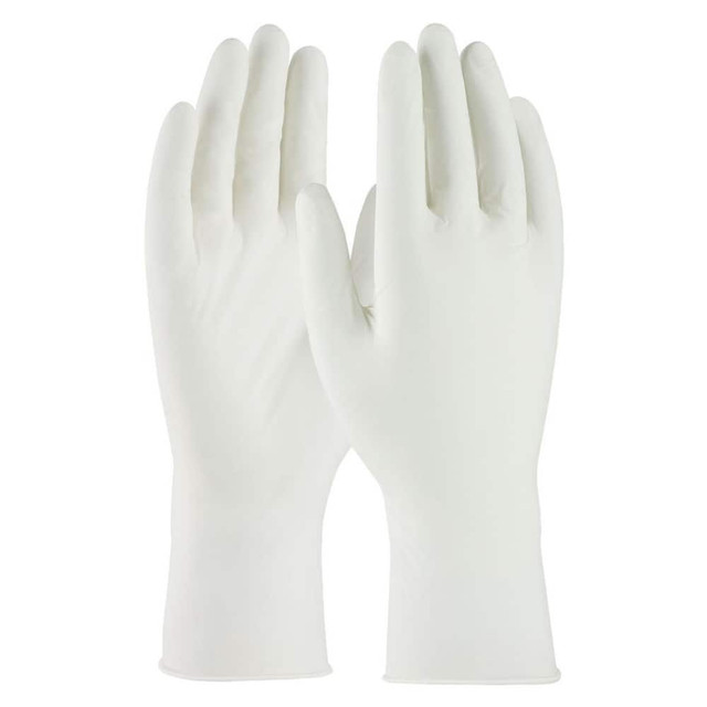 CleanTeam. 100-333010/L Disposable Gloves: Large, 5 mil Thick, Nitrile, Cleanroom Grade