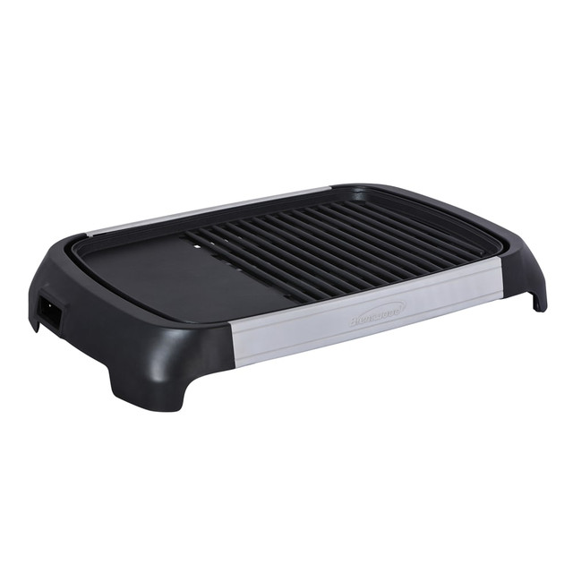 TODDYs PASTRY SHOP Brentwood 995104453M  Select TS-641 1200W Electric Indoor Grill & Griddle, Silver