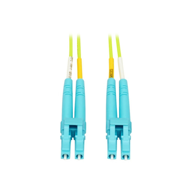 TRIPP LITE N820-03M-OM5 Eaton Tripp Lite Series 100G Duplex Multimode 50/125 OM5 LSZH Fiber Optic Cable (LC/LC), Lime Green, 3 m - Patch cable - LC multi-mode (M) to LC multi-mode (M) - 3 m - fiber optic - duplex - 50 / 125 micron - IEEE 802.3ae/OM5 