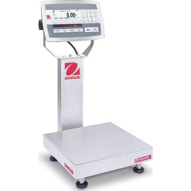 Ohaus 30461631 Shipping & Receiving Platform & Bench Scales; System Of Measurement: Grams; Kilograms; Ounces; Pounds ; Capacity: 50.000 ; Platform Length: 12in ; Graduation: 0.0020 ; Platform Width: 12in ; Platform Material: Stainless Steel