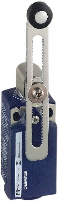 Telemecanique Sensors XCKP2145P16 General Purpose Limit Switch: DP, NC, Roller Lever, Side