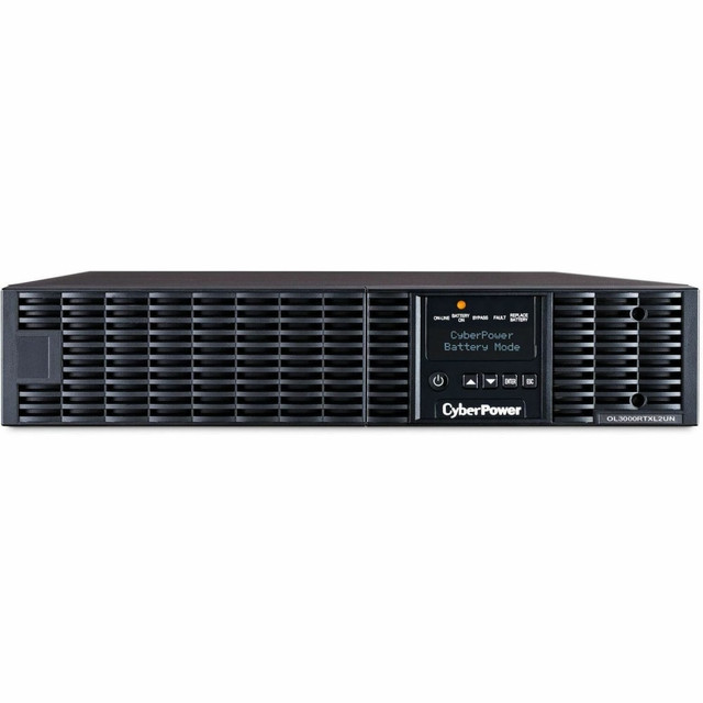 CYBERPOWERPC OL3000RTXL2UN CyberPower OL3000RTXL2UN Smart App Online UPS Systems - 3000VA/2700W, 100 - 125 VAC, NEMA L5-30P, 2U, Rack / Tower, Sine Wave, 7 Outlets, LCD, PowerPanel Business, $400000 CEG, 3YR Warranty CYBERPOWERPC OL3000RTXL2UN CyberPower OL3000RTXL2UN Smart App Online UPS Systems - 3000VA/2700W, 100 - 125 VAC, NEMA L5-30P, 2U, Rack / Tower, Sine Wave, 7 Outlets, LCD, PowerPanel Business, $400000 CEG, 3YR Warranty