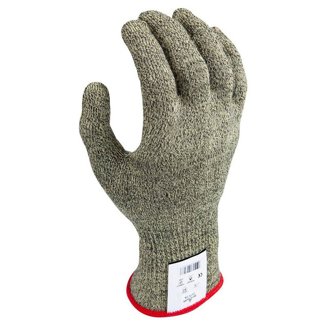 SHOWA 257X-06 Cut & Puncture Resistant Gloves; Glove Type: Cut & Puncture-Resistant ; Primary Material: Aramid; Spandex; Stainless Steel ; Women's Size: X-Small ; Men's Size: Small ; Color: Black; Yellow ; Lining Material: Stainless Steel