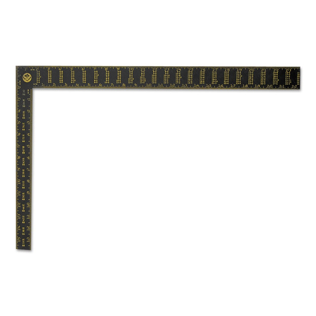 BLACK & DECKER/INDUS. CONST. 680-45-011 Premium Aluminum Rafter Squares, 16 in x 24 in, Back-1/16; Face-1/16, Aluminum BLACK & DECKER/INDUS. CONST. 680-45-011 Premium Aluminum Rafter Squares, 16 in x 24 in, Back-1/16; Face-1/16, Aluminum