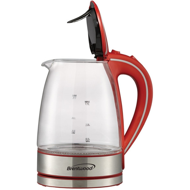 BRENTWOOD APPLIANCES, INC. KT-1900R Brentwood KT-1900R - Kettle - 1.8 qt - 1.1 kW - red