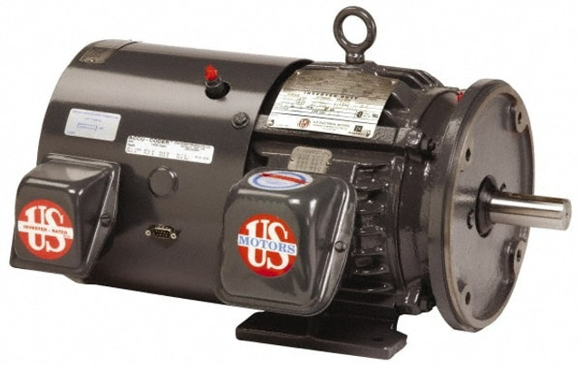 US Motors VB100T3C Three Phase Premium Efficient AC Motor: TEFC Enclosure